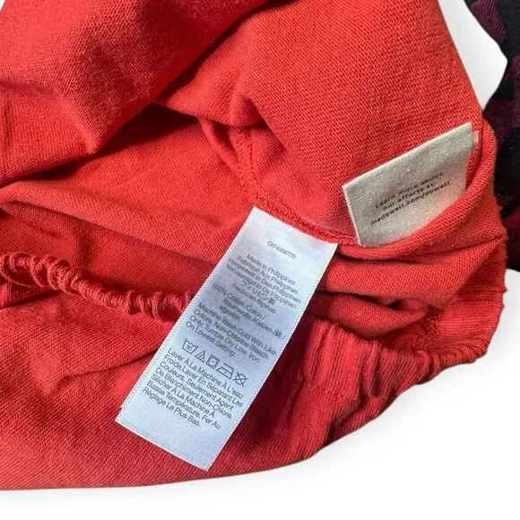 MADEWELL Women’s Red Orange Sleeveless Muscle Top with Elastic Waist Size XXS St - Picture 3 of 4